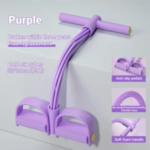 6-Tube Resistance Band Yoga Pedal Puller