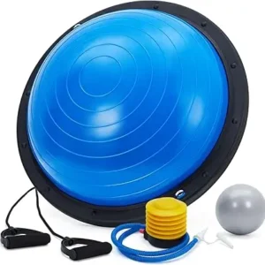 Half Exercise Ball Balance Trainer Non-Slip Base
