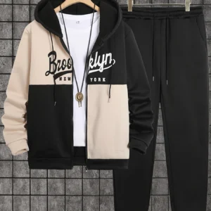 2-piece men's sweatshirt and sweatpants set