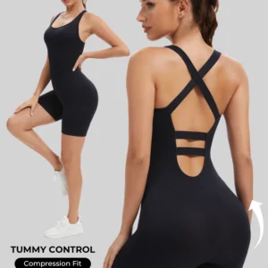 Knit Booty Lifting Bodysuit, Yoga Outfit